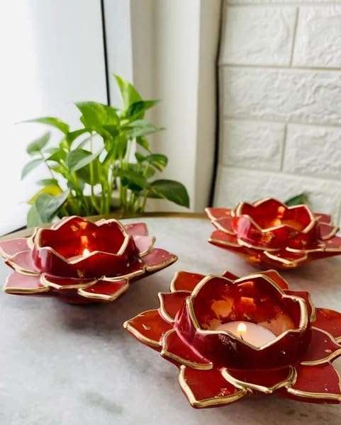 Handcrafted  diwali decr candle Stand