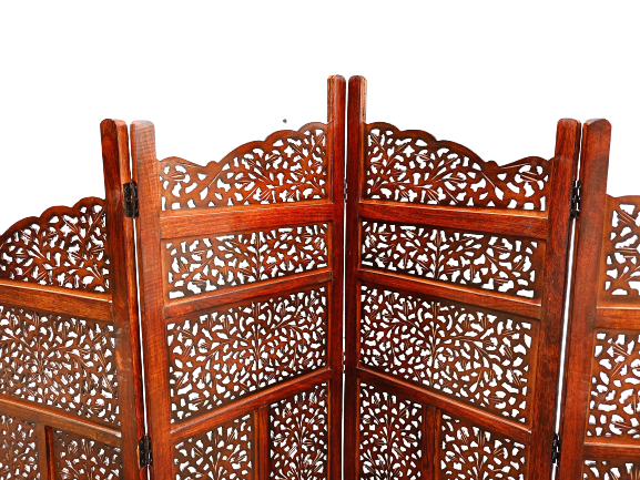 Wooden Handmade Handcrafted Carving Room Partition  For Living Room | Bed Room |Hall way Decor | Other Floor Decorative Partition Room Divider For office Room | Restaurant Decor