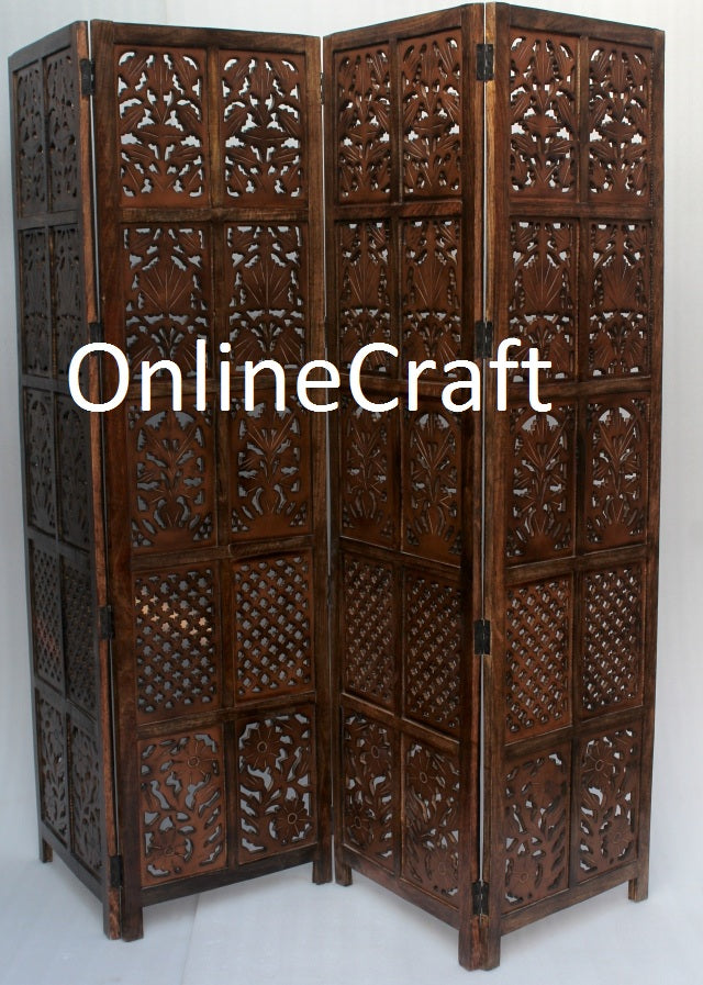 Wooden Handmade Handcrafted Carving Room Partition  For Living Room | Bed Room |Hall way Decor | Other Floor Decorative Partition Room Divider For office Room | Restaurant Decor