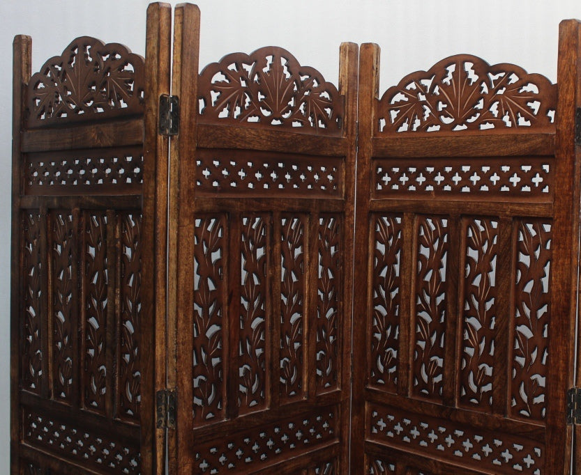 Wooden Handmade Handcrafted Carving Room Partition  For Living Room | Bed Room |Hall way Decor | Other Floor Decorative Partition Room Divider For office Room | Restaurant Decor