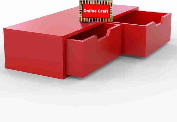 Wooden Wall Mounted L x W x H = 20" x 8" x 4" Floating Wall Hanigng Shelves for 2 Sliding Drawer Include Wall Shelf for Living Room | Bed Room.