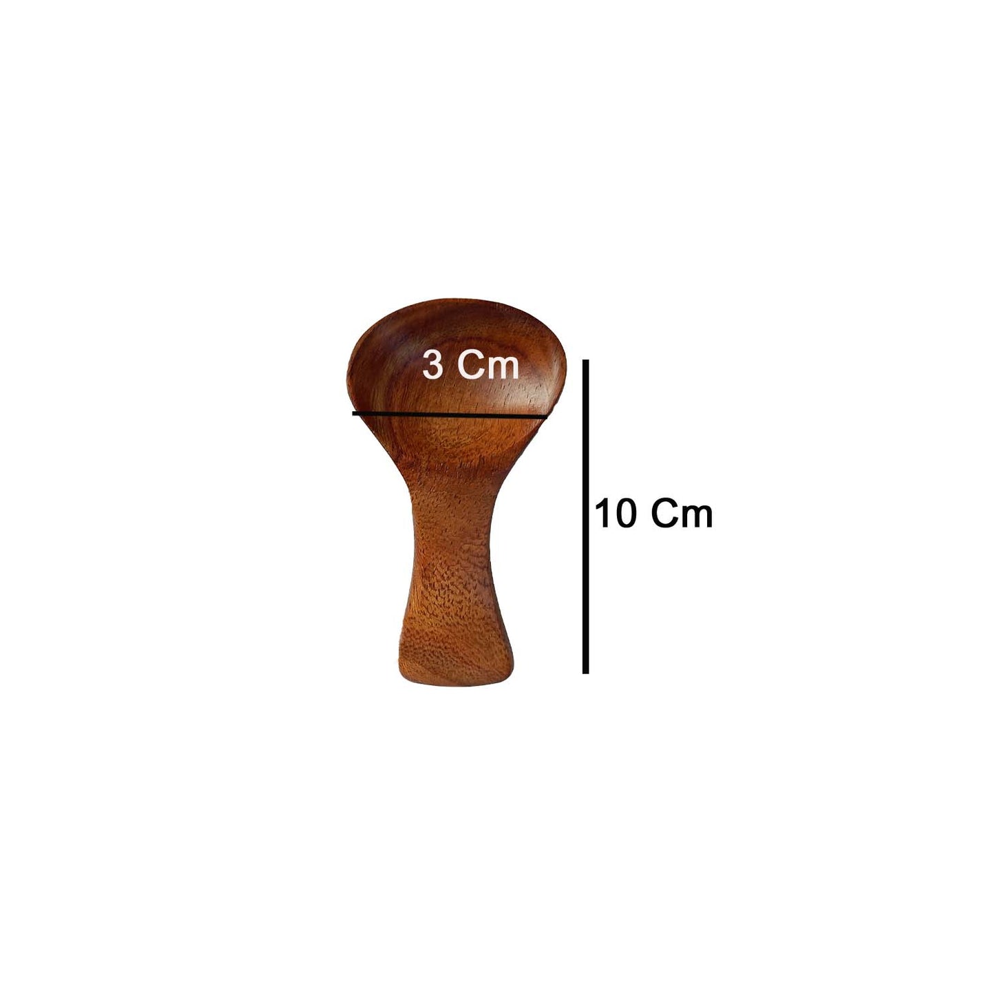 6 pcs Small Wooden Spoons, 4inch Small Wooden Spoons for Honey, Brown Mini Wood Teaspoons for Tiny Eating Ice Cream Jars Spice Condiments Tea Bath Salt Coffee Sugar Jam Mustard Seasoning