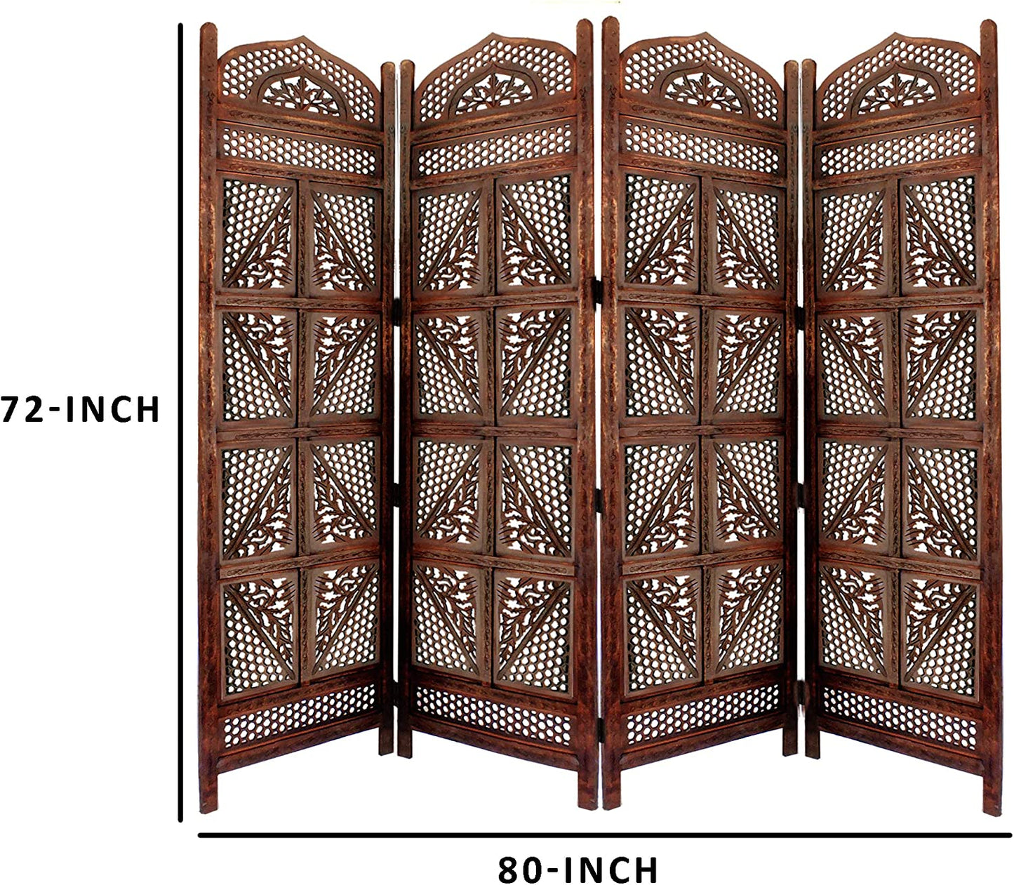 Wooden Handmade Handcrafted Carving Room Partition  For Living Room | Bed Room |Hall way Decor | Other Floor Decorative Partition Room Divider For office Room | Restaurant Decor