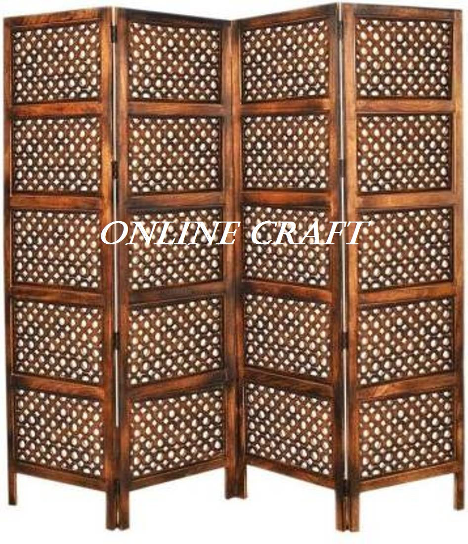Wooden Handmade Handcrafted Carving Room Partition  For Living Room | Bed Room |Hall way Decor | Other Floor Decorative Partition Room Divider For office Room | Restaurant Decor